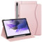 FINTIE Case for Samsung Galaxy Tab S7 FE 2021 / S7 Plus 2020 / S8 Plus 2022/12.4 inch Tablet with S Pen Holder, Multi-Angle Viewing Stand Cover with Pocket, Auto Sleep Wake, Rose Gold