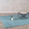 Hochflor Teppich Wohnzimmer - Einfarbig Blau - 160x230 cm - Super Soft Polyester, Samtig-Flauschiger Flor - Fell-Teppiche für Schlafzimmer, Esszimmer, Arbeitszimmer