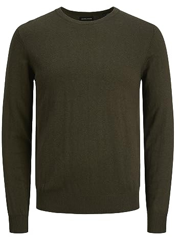 JACK & JONES Herren Jjeemil Knit Crew Neck Noos Strickpullover