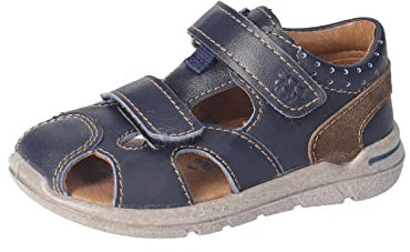 PEPINO Ricosta Mädchen und Jungen Kletthalbschuhe KASPI,Kinder Halbschuhe,WMS:Mittel,Sneaker,Freizeitschuhe,Kids,junior,Nautic (180),20 EU