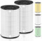 AP-T45 AP-T40FL Replacement Filter Compatible with 1461901 HoMedics Air Purifier Filter Replacement for AP-T45 TotalClean 5 in 1 Model AP-T40 AP-T40WT AP-T40WTAR AP-T45WT H13 True HEPA Filters, 2-Pack