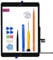 JPUNG Touchscreen Digitizer Per iPad 9 Display 2021 10.2 Pollici, Per A2602 A2603 A2604 A2605 Schermo tattile Frontale,con Home Buttone,include Strumenti di Riparazione