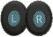 kwmobile 2X Ohrpolster kompatibel mit Bose On-Ear 2 (OE2 & OE2i) / SoundTrue Polster - Kopfhörer Polster aus Kunstleder für Over Ear Headphones