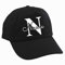 Elefantasie Personalisierte Cap für Kinder Baseball Kappe mit Name oder Wunschwort Bedruckt für Jungen und Mädchen Buchstabe Schwarz