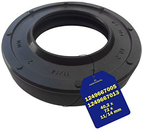 Joint Spi pour Machine a Laver 40,2 x 72 x 11/14 mm Section GP 1249667005 1249667013 pour Electrolux pour AEG pour Zanussi Joint Hydraulique Arbre Garantie de 10 Ans - MONTERAL