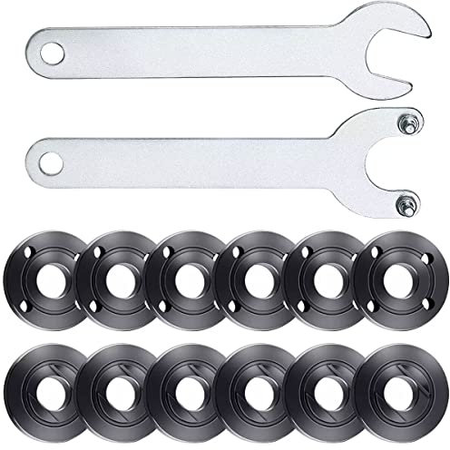 Hozzwhoo Lot de 12 clés à écrou à bride pour meuleuse d'angle, 14 cm