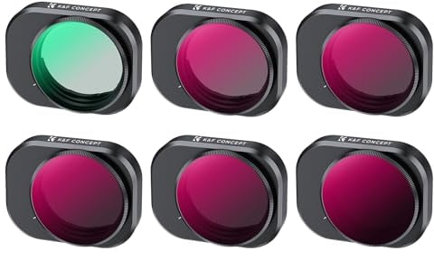 K&F Concept Mini 4 Pro Bright Day ND/PL,CPL Filter,6 Stück CPL, ND4&PL,ND8&PL,ND16&PL,ND32&PL,ND64&PL Filter Kompatibel mit DJI Mini 4 Pro