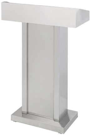 BKEKM Leichte Rednerpulte, Edelstahl-Stehpult, Hotel-Willkommensrezeption, Lehrerpodien, tragbarer Podiumsständer
