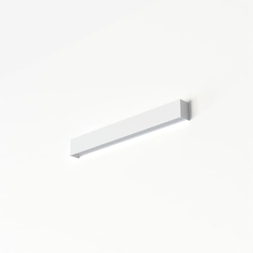 Wandlampe Up Down Weiß 62 cm lang warmweiß 3000 K 1700 lm T8 LED inkl. indirektes Licht innen Wandleuchte Treppe Flur Wohnzimmer