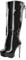 MissHeel Stivali a spillo sexy con tacco a spillo, Pintura Nero, 45 EU
