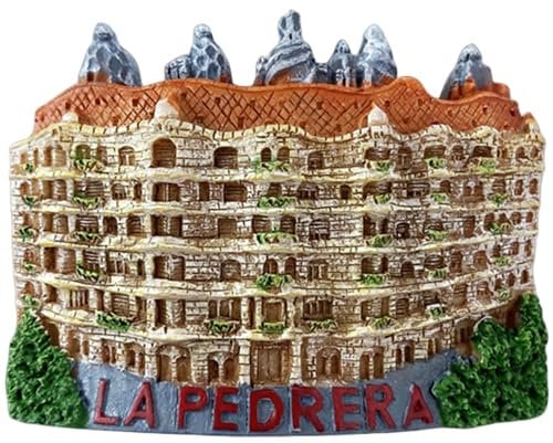 La Pedrera Barcelona Spain Refrigerator Magnet 3D Travel Souvenir Fridge Decoration Magnetic Sticker Craft Collection