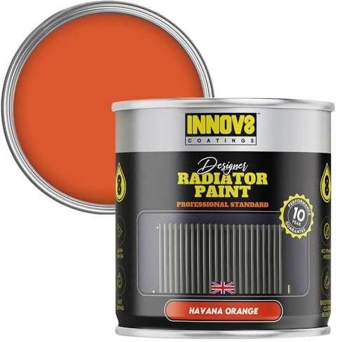 INNOV8 COATINGS RADIATOR PAINT - 750 ml - Satin - Fast Dry (Havana Orange)