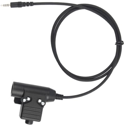 Housoutil Funk Headset Adapter Ptt Systemadapter Ptt Taste Push to Talk Stecker Für Funkadapter U94 Ptt