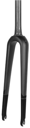 Road Bike Fork 1 Fork Straight Tube Full Carbon Fibre Forks 700C Bicycle Carbon Fork QR 9mm/100 * 12mm Thru Axle Rigid Fork Parts