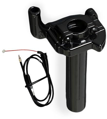 Swsdee Throttle Grip with Throttle Cable Replacement, 22mm, for 50cc-250cc Dirt Bike, ATV, Quad