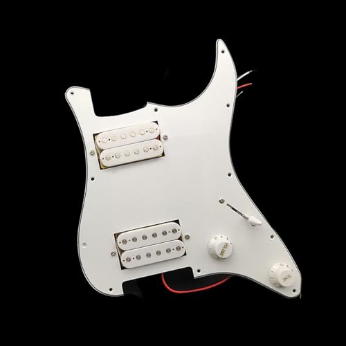 Schlagbrett-Tonabnehmer Für E-Gitarre Geeignet Für ST E-Gitarre HH Schlagbrett Tonabnehmer Komplettset Platinenmontage