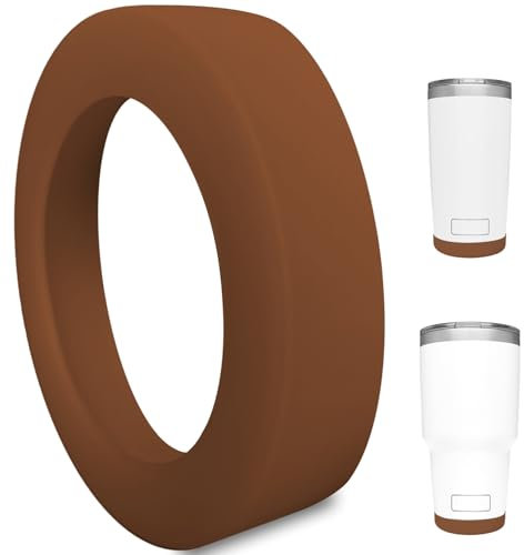 Silicone Boot Sleeve for YETI Tumbler 30 oz, 20 oz - Safer Protection and Less Noise for Yeti Coffee Mug Cup 20oz 30 oz - Dishwasher Safe