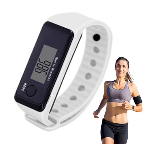 Orologio contapassi digitale con contapassi, orologio fitness tracker, impermeabile, contacalorie, distanza, contapassi, portatile, per donne e uomini