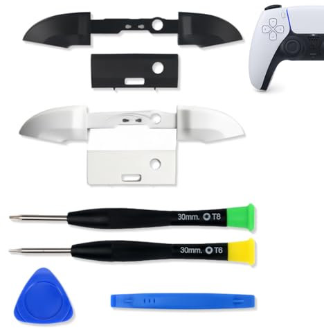 Kit de Remplacement de Contrôleur de Bouton de Pare-Chocs LB RB avec Jeu de Tournevis Accessoires de Démontage et de Remplacement Compatible avec Xbox One S