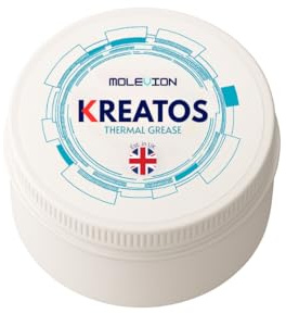 Molevion Kreatos Thermal Grease 10 g | 12.3 W/m·K Non-Curing, Electrically Insulating Thermal Compound for 3D Printers, Robotics, CPUs, LEDs & Power Modules