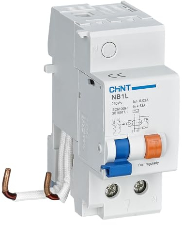 CHINT 51641 NB1L-63/2P-AC300-BLOCCO DIFFERENZIALE ACC 2P 50/63A IDN 300MA 1. 5MOD