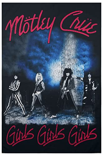 Mötley Crüe Flagge Fahne POSTERFLAGGE Girls Girls Girls # 2
