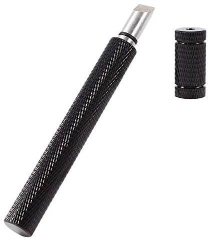 Dwawoo Groove Sharpener, Golfschläger UV Groove Cleaner Square Grooving Tool(Schwarz) Golfsachen