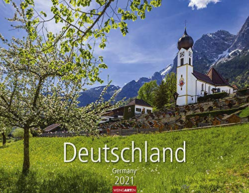 Deutschland - Kalender 2021 - Weingarten-Verlag - Wandkalender mit fantastischen Aufnahmen - 43,8 cm x 33,8 cm