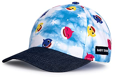 Nickelodeon Baseballkappe für Jungen, Hai-Hai, verstellbar, für Kinder von 2–4 Jahren, Blau, 2-4 Jahre