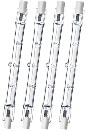 Amslight Set 4x Halogenstab Halogenstäbe R7s 118mm 100W