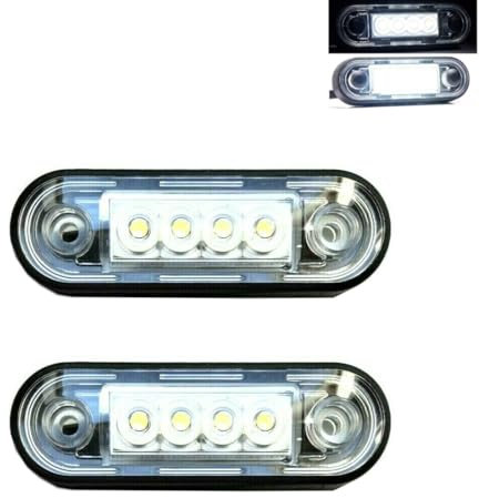 MelTruck® 2x LED Umrissleuchte Begrenzungsleuchte Positionsleuchte ULTRA FLACH 12V 24V PKW LKW Anhänger