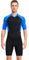 SaiDuoDuo 1,5 mm Neopren Front Zip Neoprenanzug, Shorty Neoprenanzug für Herren Damen, UV-Schutz Quick Dry Sunsuit,Men Blue,S