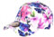Hip Hop Honour Casquette Enfant Blanche Fleurs Roses Tropicales Bali 7 a 12 Ans - Taille Unique - Blanc