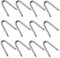 GARVALON 100 Stücke Garten Stake U Nägel Heavy Duty Zaun Stakes Für Netting Befestigung
