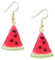 HABNI Wassermelonen-Ohrringe Fruchtige Accessoires Für Sommerlichen Flair Früchte Ohrringe Damen Silber