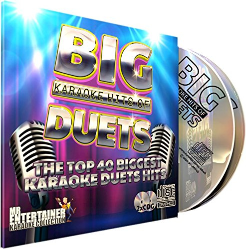 Mr Entertainer Big Karaoke Hits of Duets Double CD+G Disc Pack. 40 Top Songs. On Screen Lyrics