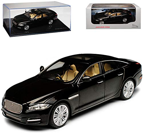 Jaguar XJ X351 Limousine Schwarz Amethyst Ab 2009 1/43 PremiumX Modell Auto