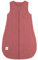 LÄSSIG Baby Sommerschlafsack ohne Ärmel Muslin Baumwolle GOTS zertifiziert unisex/Muslin Sleeping Bag rosewood, Größe 50/56 0-2 Monate