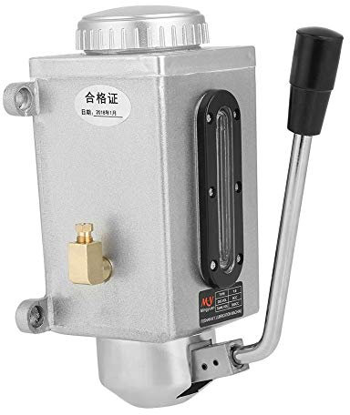 Oumefar Y 8 Lubricating Oil Pump Double Outlet Port Manual Pump Hand Lubrication with Nylon Base 500CC