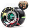 YoyoFactory Shutter Yo-Yo - Noir Splash (Yoyo du Champion du Monde, Roulement à Billes, Ficelle Et Instructions Incluses)