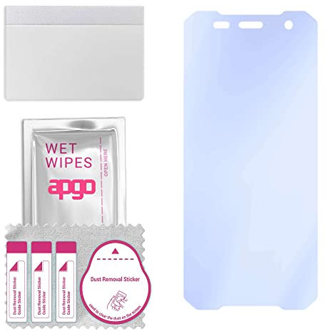 apgo Hybrid Schutzglas, kompatibel mit myPhone HAMMER Explorer, 9H Härte, Flexible Nano Glass PRO, toller Ersatz für Hartglas, kratzfester Displayschutzglas, Displayschutz, Full Glue