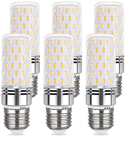 Akynite E27 LED 12W Neutralweiß 4000K, 1450LM, Ersetzt E27 100W Halogenlampe, Stabform Cornlampe, Maiskolben LED E14 Neutralweiß für Deckenlampe, Nicht Dimmbar, 6er-Pack