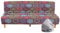 Mateju Sofabezug ohne Armlehnen, Stretch Armlose Sofabettüberzug Clic Clac Sofahusse, 3D-Retro-Stil Antirutsch Schonbezug Protector für 2-3-Sitzer Klappsofa Bett (Ethno-Stil,L(190-230cm))