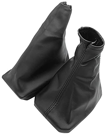 LAXED Schaltmanschette Schaltschutz Leder Schaltbezug mit Handbremse Kofferraum für OPEL CORSA C TIGRA B COMBO C 1