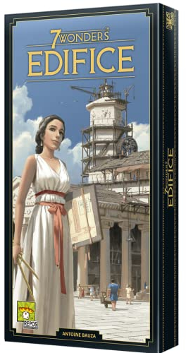 Asmodee 7 Wonders Edifices Erweiterung, Spiel der Zivilisationen, Gewinner mit Mehreren Auszeichnungen, Brettspiel für 10 Jahre, 3 bis 7 Spieler, 30 Minuten pro Spiel, Spanisch