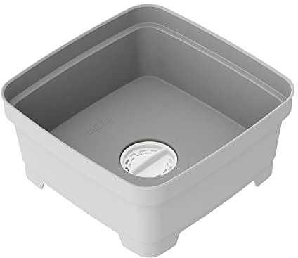 Minky Kitchen Sink Washing up Bowl, Stopper in Base, 8 Litre capacity, Ideal for Home, Caravan or Camping