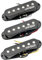 Wilkinson High Output Céramique Micros Simple Bobinage Pickups Set pour Guitare électrique Style Strat,Noir