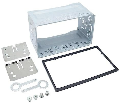 Radio Stéréo Voiture Cage en Métal Double Din Cadre Panneau Stéréo Cage Stéréo Voiture Double Din Automobile Accessoires Stéréo Voiture