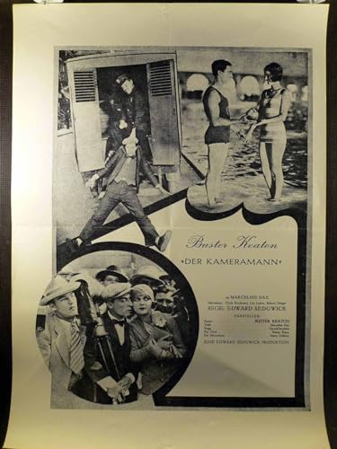 Der Kameramann - Buster Keaton - Filmposter A2 60x42cm gefaltet