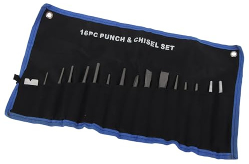 Lot de 16 poinçons et burins de mécanicien